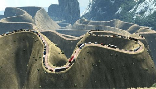 世界卡车模拟器2危险道路游戏3