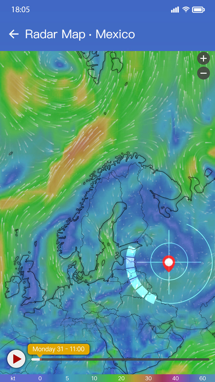 坚果天气预报app1